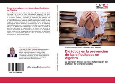 Didáctica en la prevención de las dificultades en Álgebra - Francisco Lázaro García Fernández