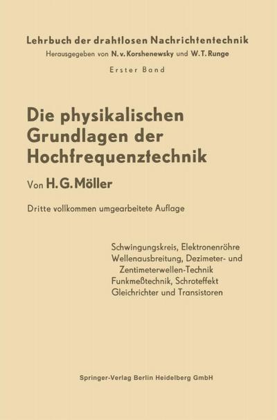 Die Physikalischen Grundlagen der Hochfrequenztechnik