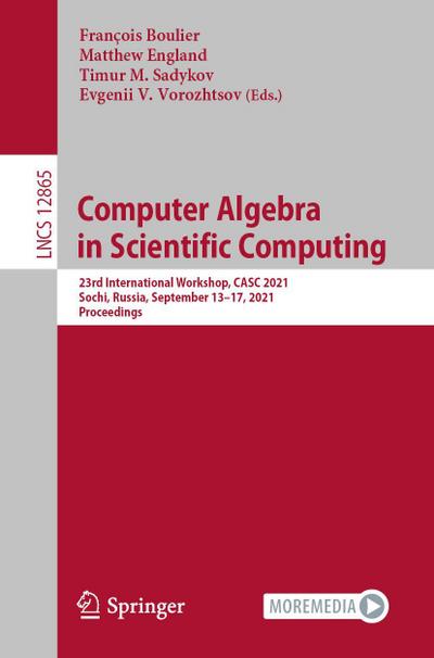 Computer Algebra in Scientific Computing