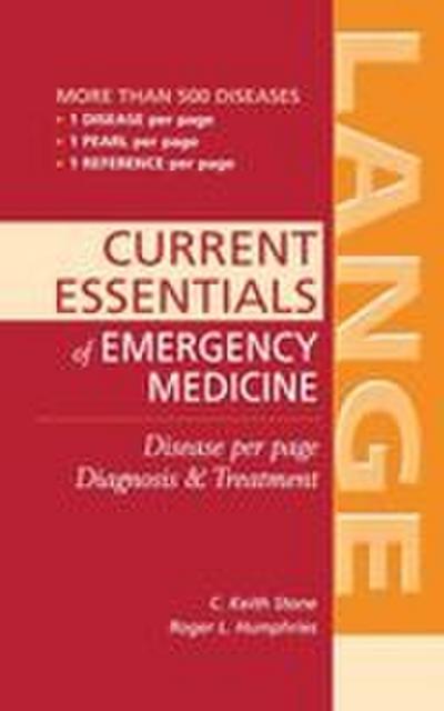 Essentials of Diagnosis & Treatment in Emergency Medicine