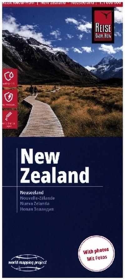 Reise Know-How Landkarte Neuseeland | New Zealand (1:1.000.000)