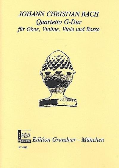 Quartett G-Durfür Oboe, Violine, Viola und Bass