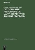 Dictionnaire historique de l’anthroponymie romane (PatRom)