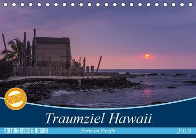 Traumziel Hawaii - Perle im Pazifik (Tischkalender 2019 DIN A5 quer)