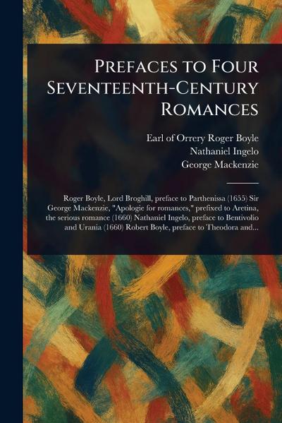 Prefaces to Four Seventeenth-Century Romances