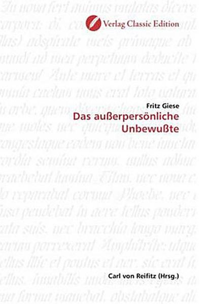 Das außerpersönliche Unbewußte