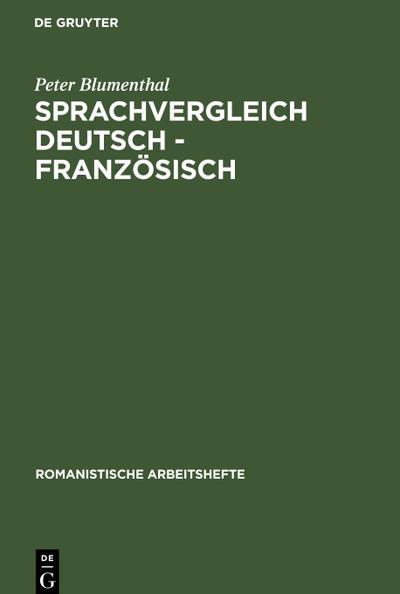 Sprachvergleich Deutsch - Französisch