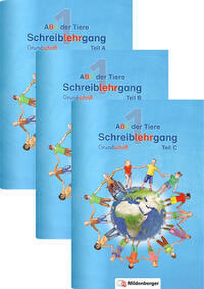 ABC der Tiere 1 - Schreiblehrgang Grundschrift, Teil A, B und C