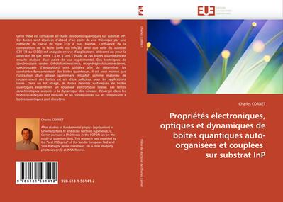 Propriétés électroniques, optiques et dynamiques de boites quantiques auto-organisées et couplées sur substrat InP