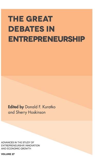 The Great Debates in Entrepreneurship