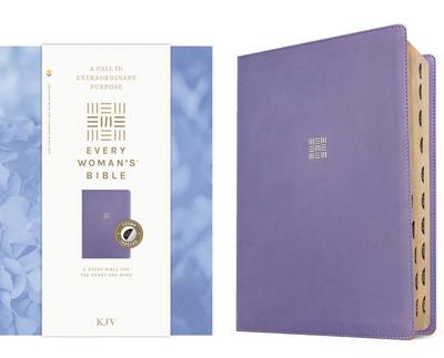 KJV Every Woman’s Bible, Filament Enabled (Leatherlike, Periwinkle Purple, Indexed, Red Letter)
