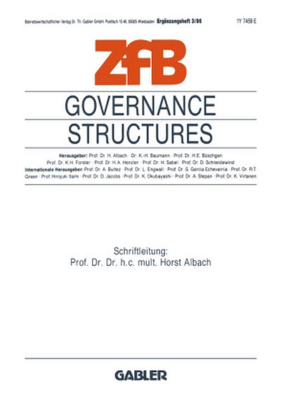 Governance Structures