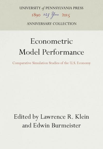 Econometric Model Performance