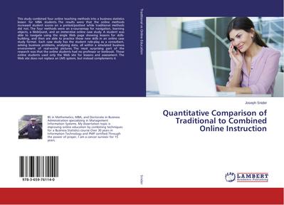 Quantitative Comparison of Traditional to Combined Online Instruction