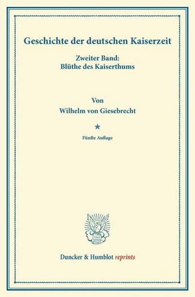Geschichte der deutschen Kaiserzeit