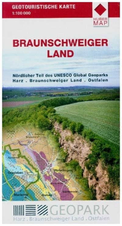 Braunschweiger Land. Geotouristische Karte Maßstab 1:100 000