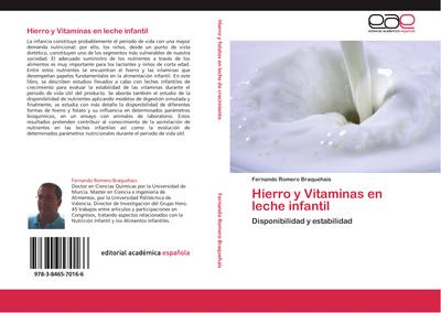 Hierro y Vitaminas en leche infantil