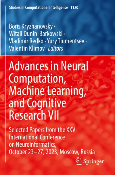 Advances in Neural Computation, Machine Learning, and Cognitive Research VII