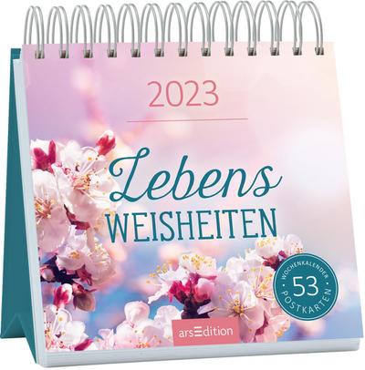 Postkartenkalender Lebensweisheiten 2023