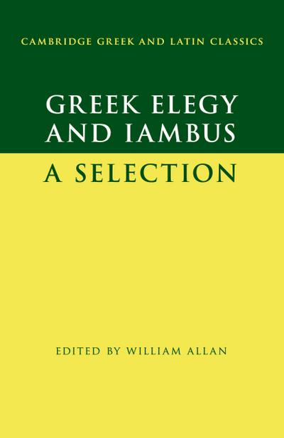 Greek Elegy and Iambus