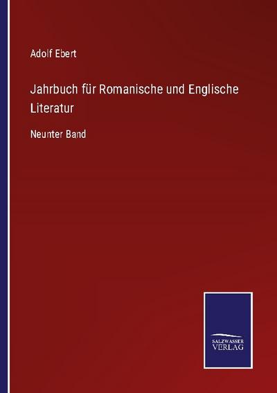 Jahrbuch für Romanische und Englische Literatur