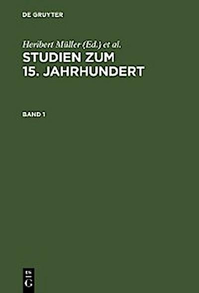 Studien zum 15. Jahrhundert