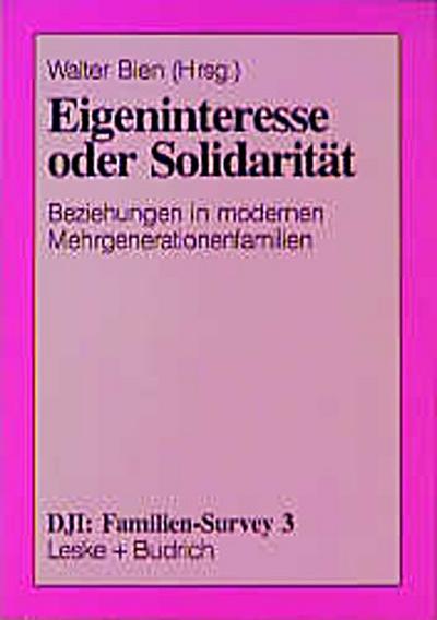 Eigeninteresse oder Solidarität