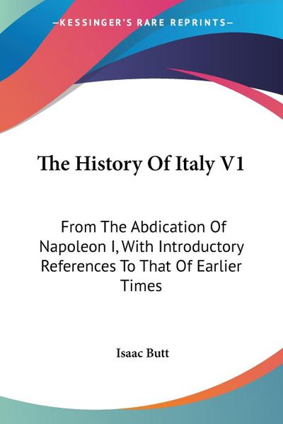 The History Of Italy V1
