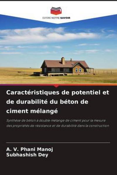 Caractéristiques de potentiel et de durabilité du béton de ciment mélangé
