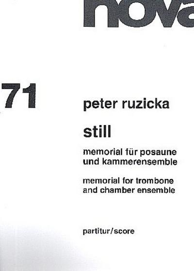 Stillfür Posaune und Ensemble