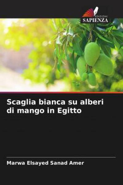 Scaglia bianca su alberi di mango in Egitto