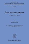 Über Moral und Recht.