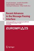Recent Advances in the Message Passing Interface