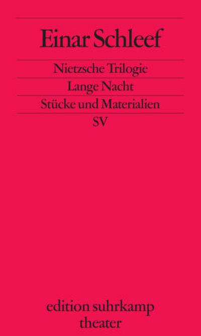 Nietzsche Trilogie. Lange Nacht