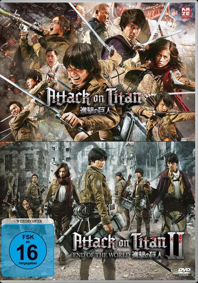 Attack on Titan - Film 1&2 (Realfilm), 2 DVD