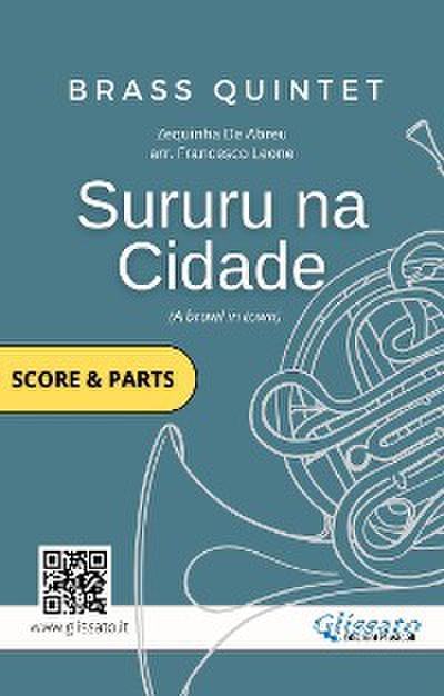 Brass Quintet sheet music: Sururu na Cidade (score & parts)
