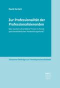 Zur Professionalität der Professionalisierenden