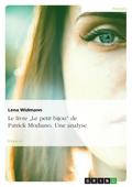 Le livre "Le petit bijou" de Patrick Modiano. Une analyse