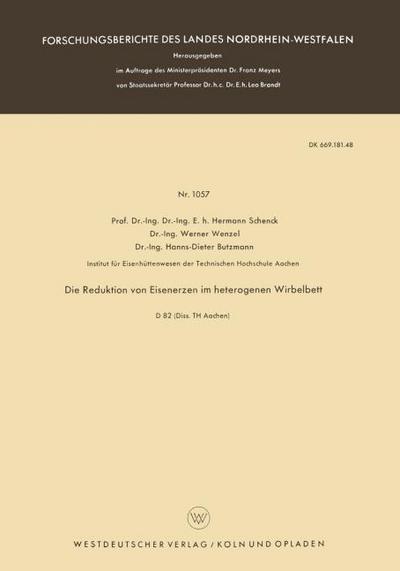 Die Reduktion von Eisenerzen im heterogenen Wirbelbett