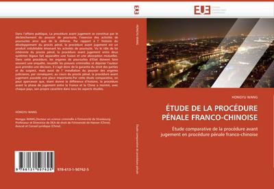 ÉTUDE DE LA PROCÉDURE PÉNALE FRANCO-CHINOISE