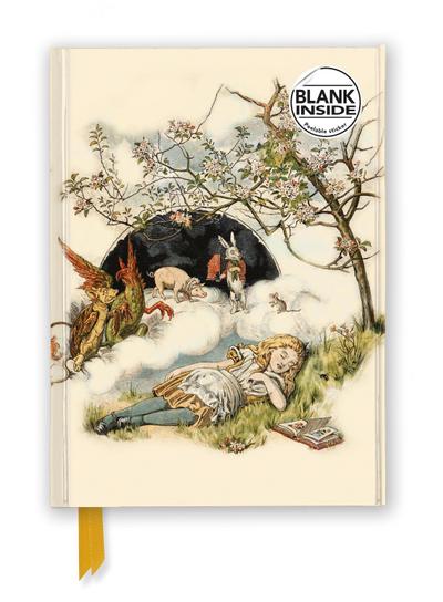 British Library: Alice Asleep, from Alice’s Adventures in Wonderland (Foiled Blank Journal)