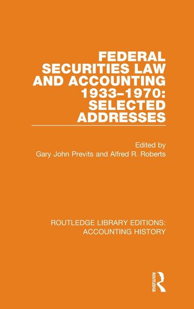 Federal Securities Law and Accounting 1933-1970