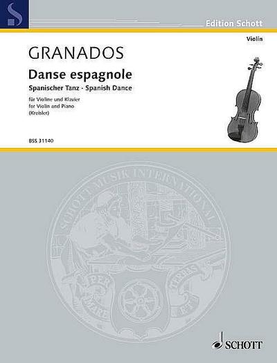 Danse espagnole Nr. 8für Violine und Klavier