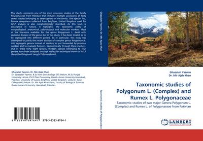 Taxonomic studies of Polygonum L.(Complex) and Rumex L.Polygonaceae