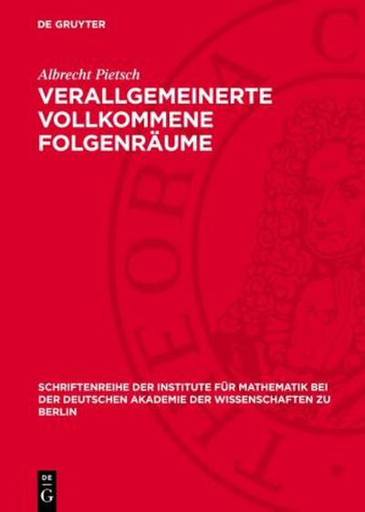 Verallgemeinerte vollkommene Folgenräume