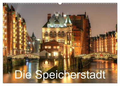 Die Speicherstadt (Wandkalender 2026 DIN A2 quer), CALVENDO Monatskalender