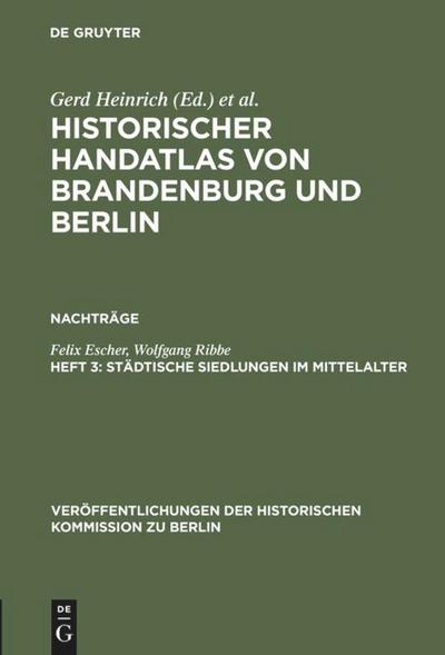Städtische Siedlungen im Mittelalter