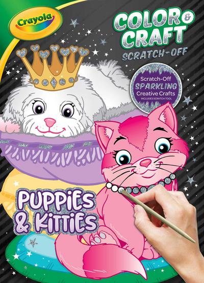 Crayola Color & Craft Scratch-Off: Puppies & Kitties