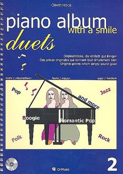 Piano Album with a Smile - Duets Band 2 (+CD)für Klavier zu 4 Händen