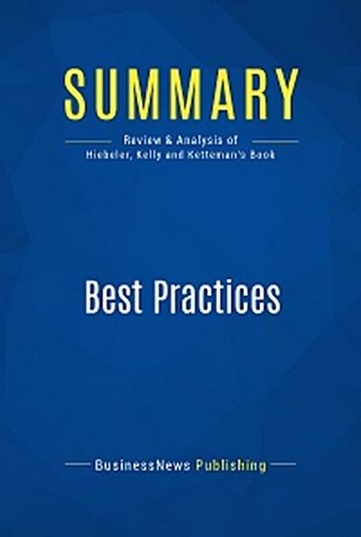 Summary: Best Practices